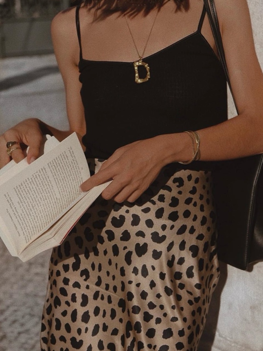 NWT realisation par The Naomi Skirt Wild Things Leopard Print Silk Slip Skirt S - Picture 2 of 9